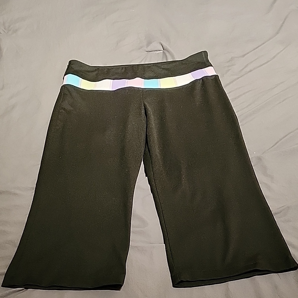 Bally Black Leggings Flare Legs